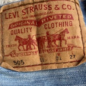 Levis 505 31x27